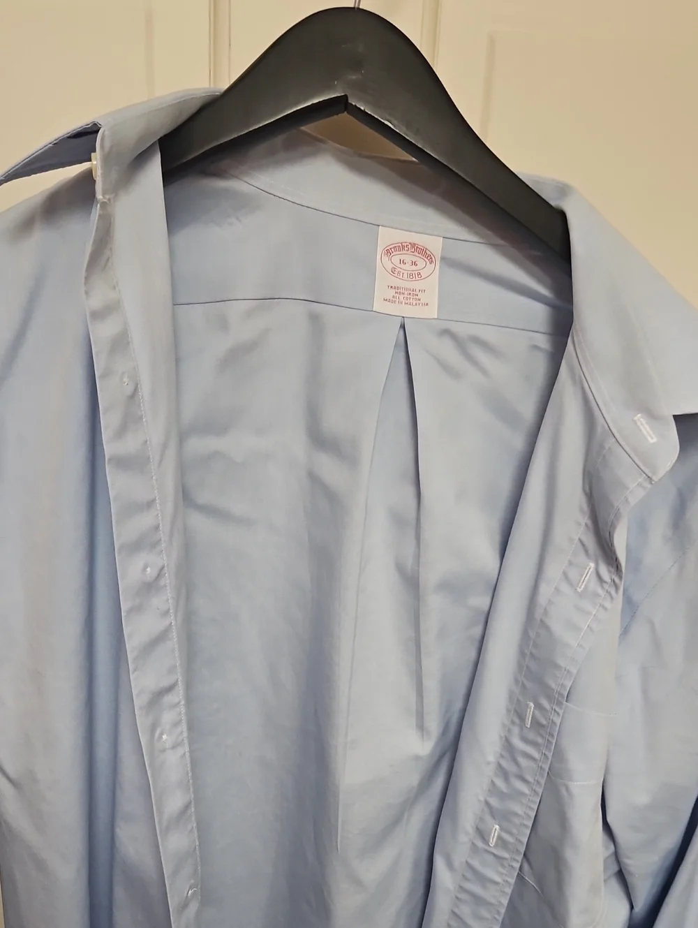 Brooks Brothers Light Blue Dress Shirt - Classic Point Collar